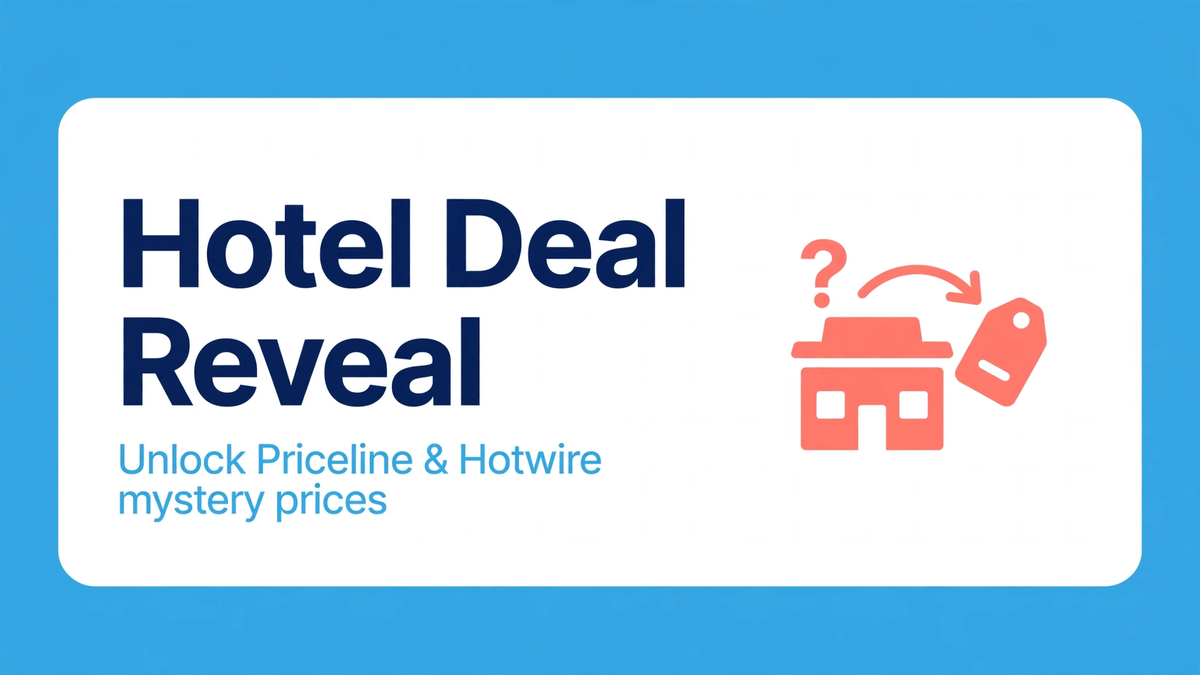 TravelArrow Hotel Deal Reveal: Priceline & Hotwire Mystery Hotels